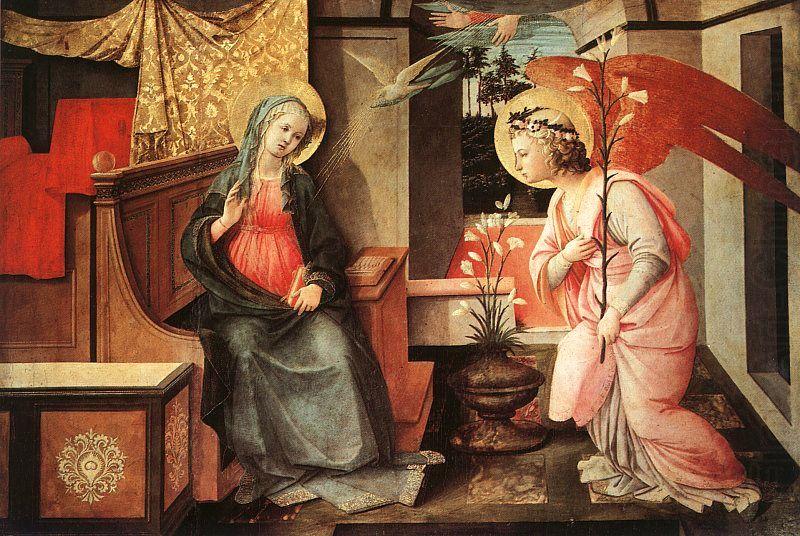 Annunciation  fffff, Fra Filippo Lippi